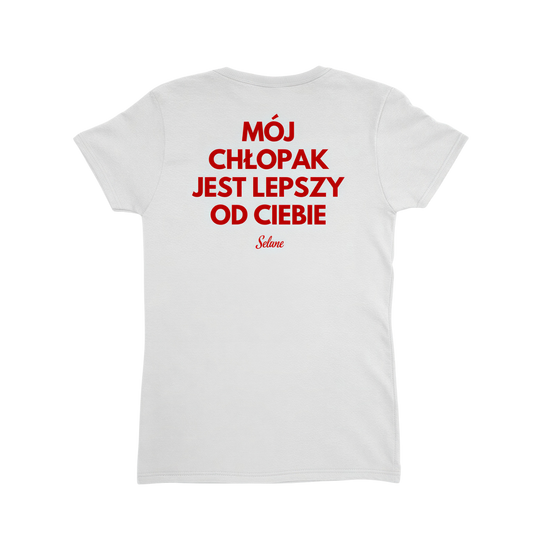 Mój Chłopak BabyTee Biała