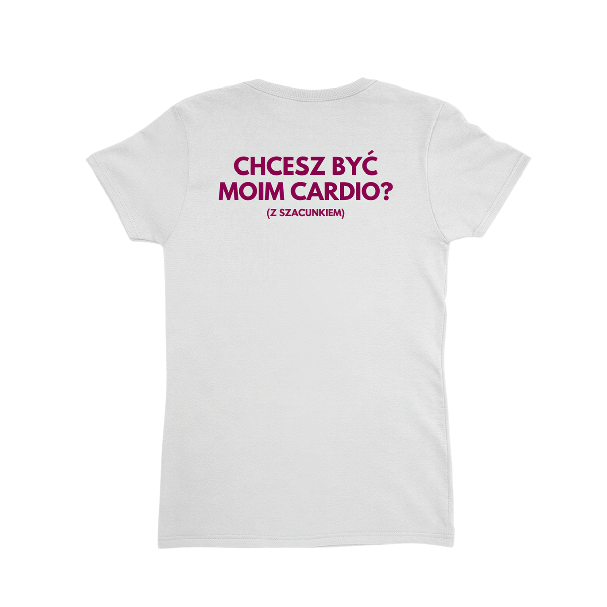 Chcesz Być Moim Cardio BabyTee Biała