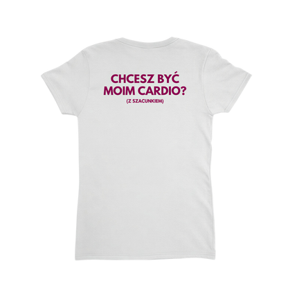 Chcesz Być Moim Cardio BabyTee Biała