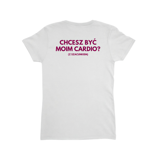 Chcesz Być Moim Cardio BabyTee Biała