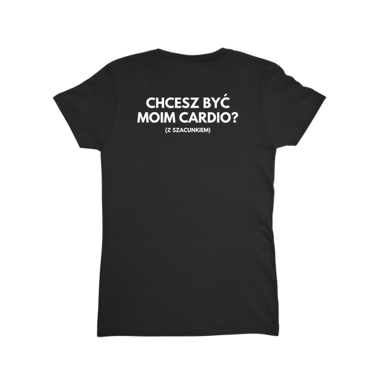 Chcesz Być Moim Cardio BabyTee Czarna