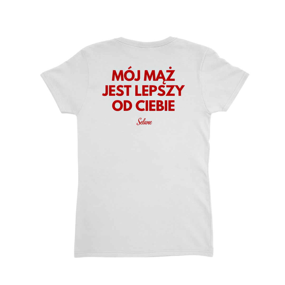 Mój Mąż BabyTee Biała